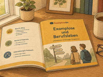 Broschüre "Examplose und Berufssleben"